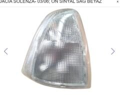 DACIA SOLENZA- 03/06; ÖN SİNYAL SAĞ BEYAZ